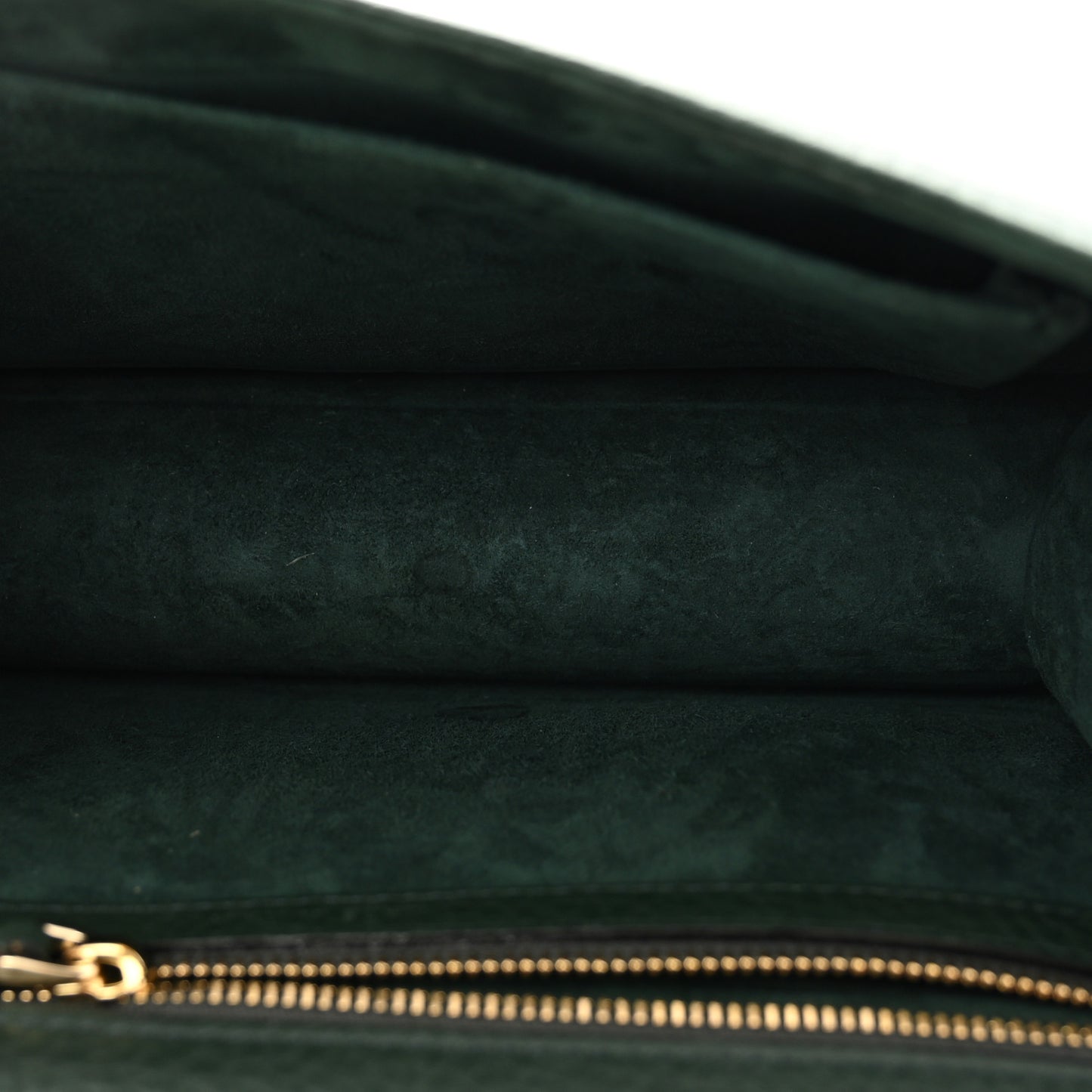 Grained Calfskin Medium Diorama Flap Bag Green