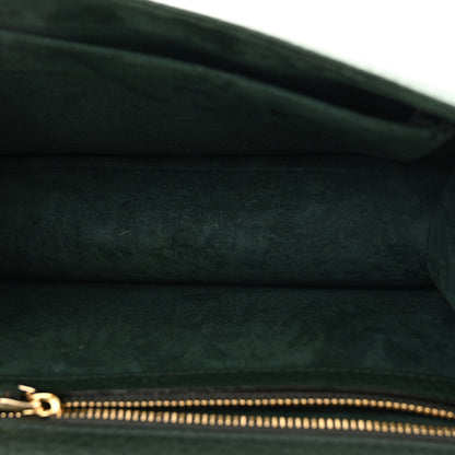 Christian Dior Grained Calfskin Medium Diorama Flap Bag Green 5 of 11
