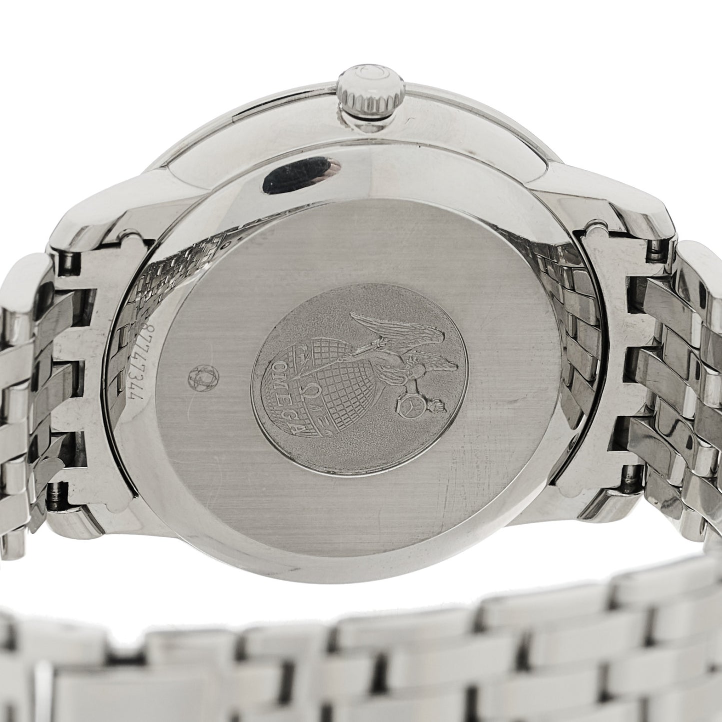 Stainless Steel 36mm De Ville Prestige Co-Axial Automatic Watch Silver 424.10.37.20.02.002