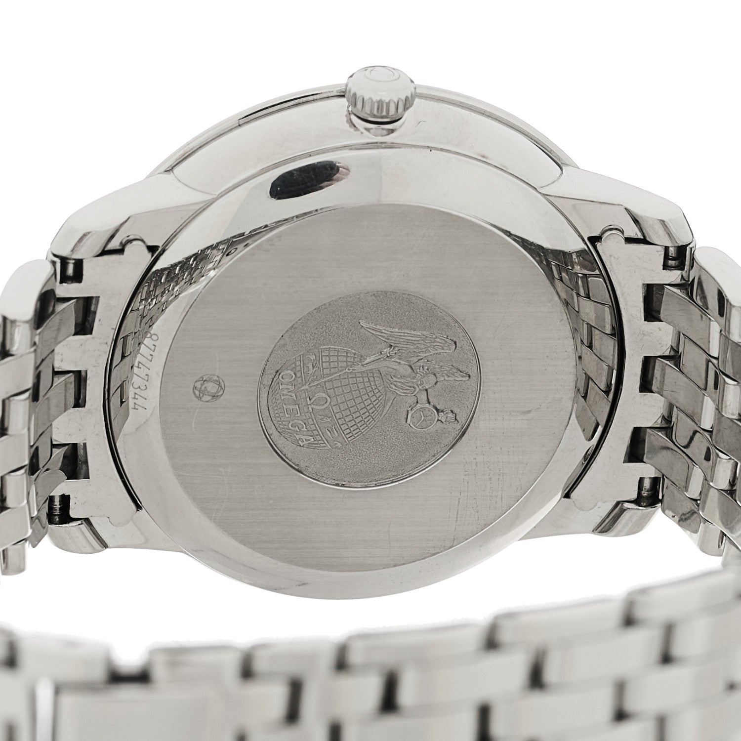 Omega Stainless Steel 36mm De Ville Prestige Co-Axial Automatic Watch Silver 424.10.37.20.02.002 4 of 5