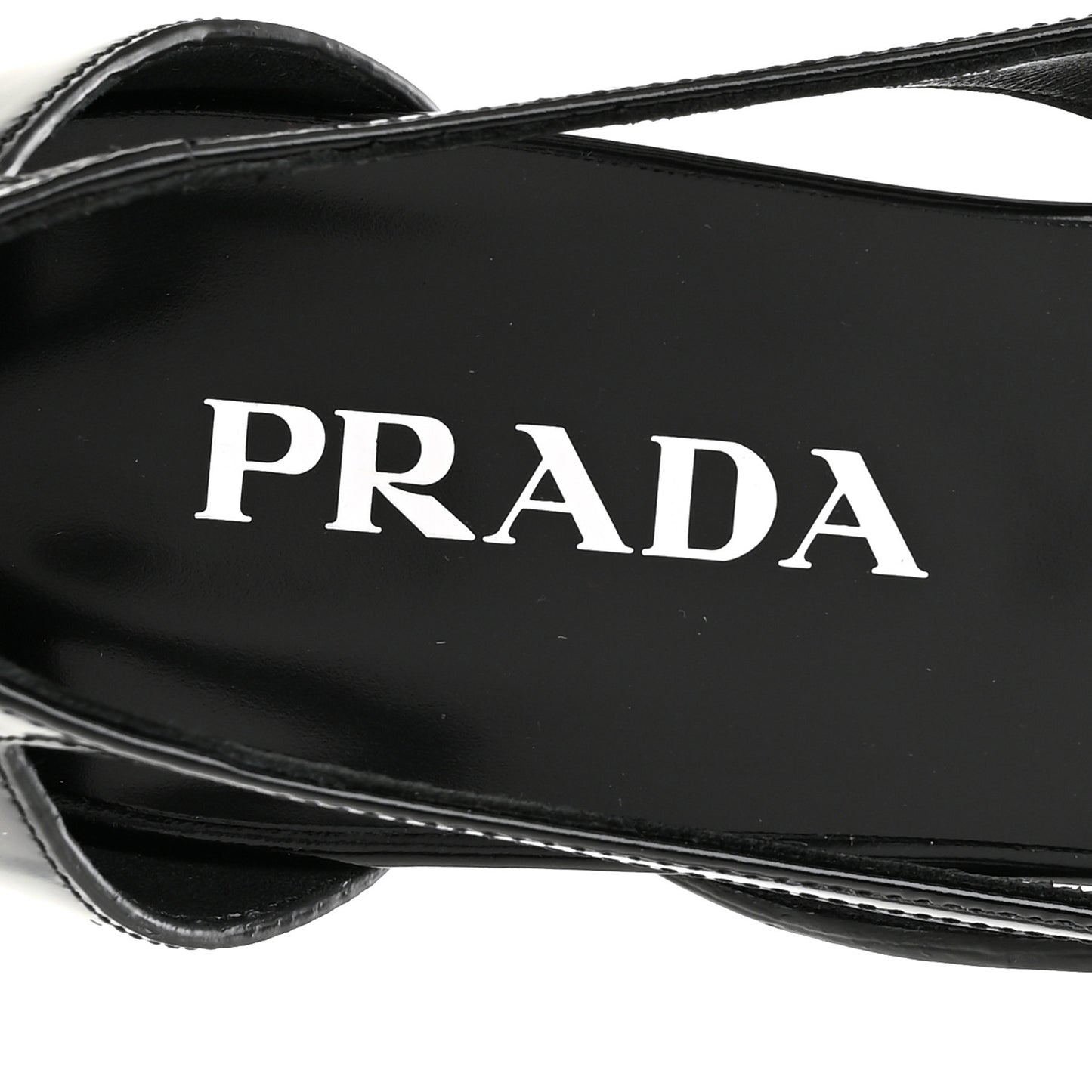Spazzolato Cut Out Ballerina Flats 37.5 Black