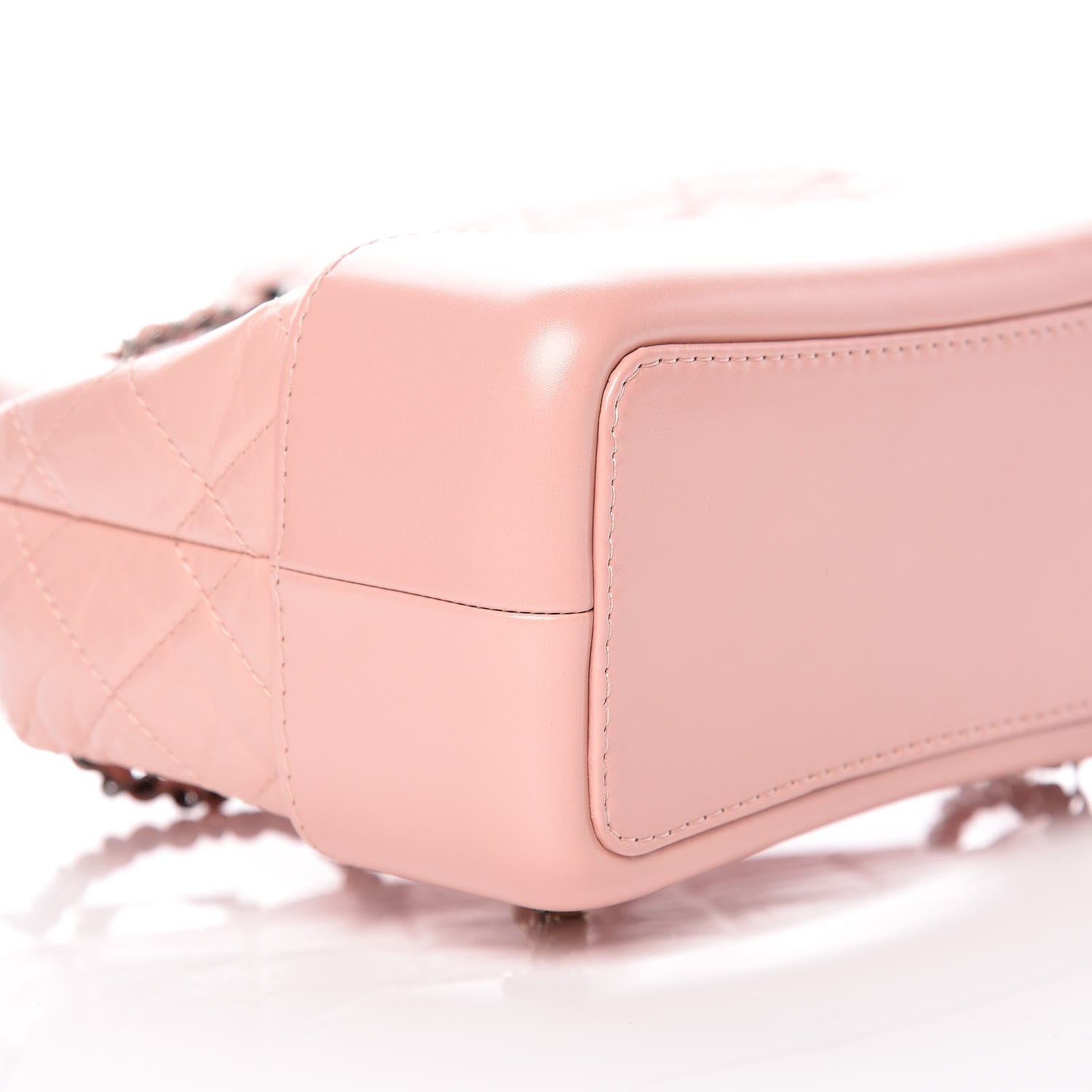 Chanel Aged Calfskin Quilted Small Gabrielle Backpack Pink 5 of 11