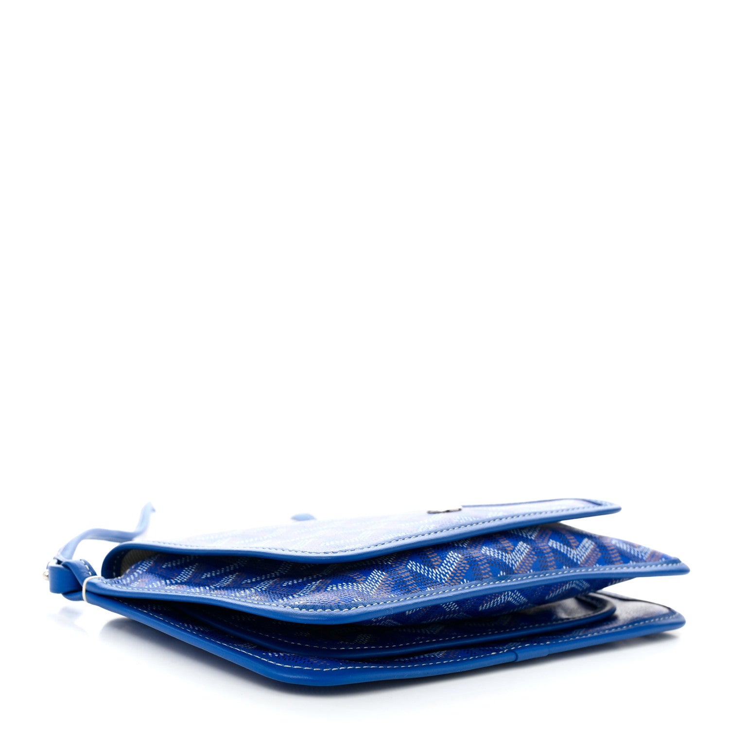 Goyard Goyardine Plumet Wallet Clutch Sky Blue 4 of 10