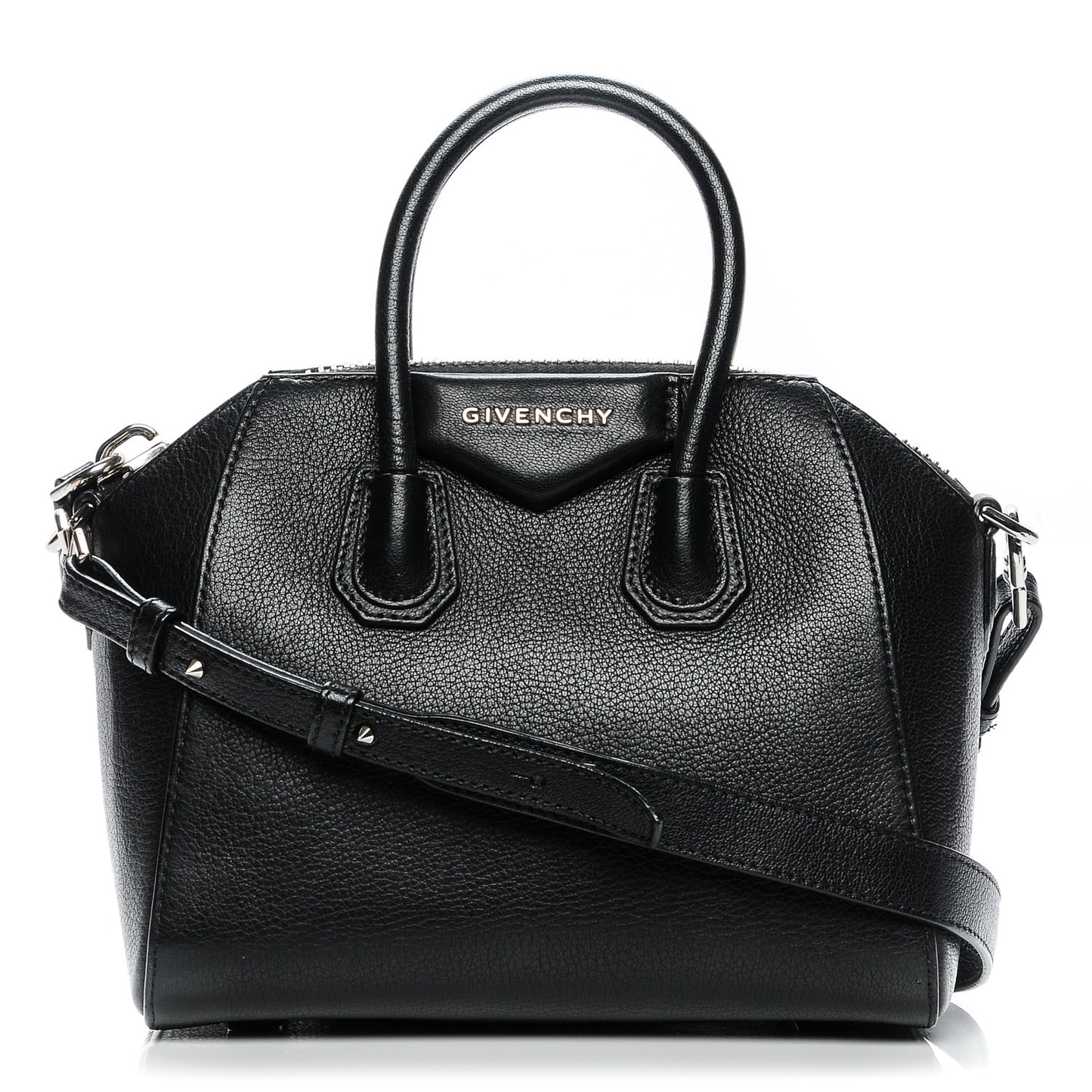 Sugar Goatskin Mini Antigona Black