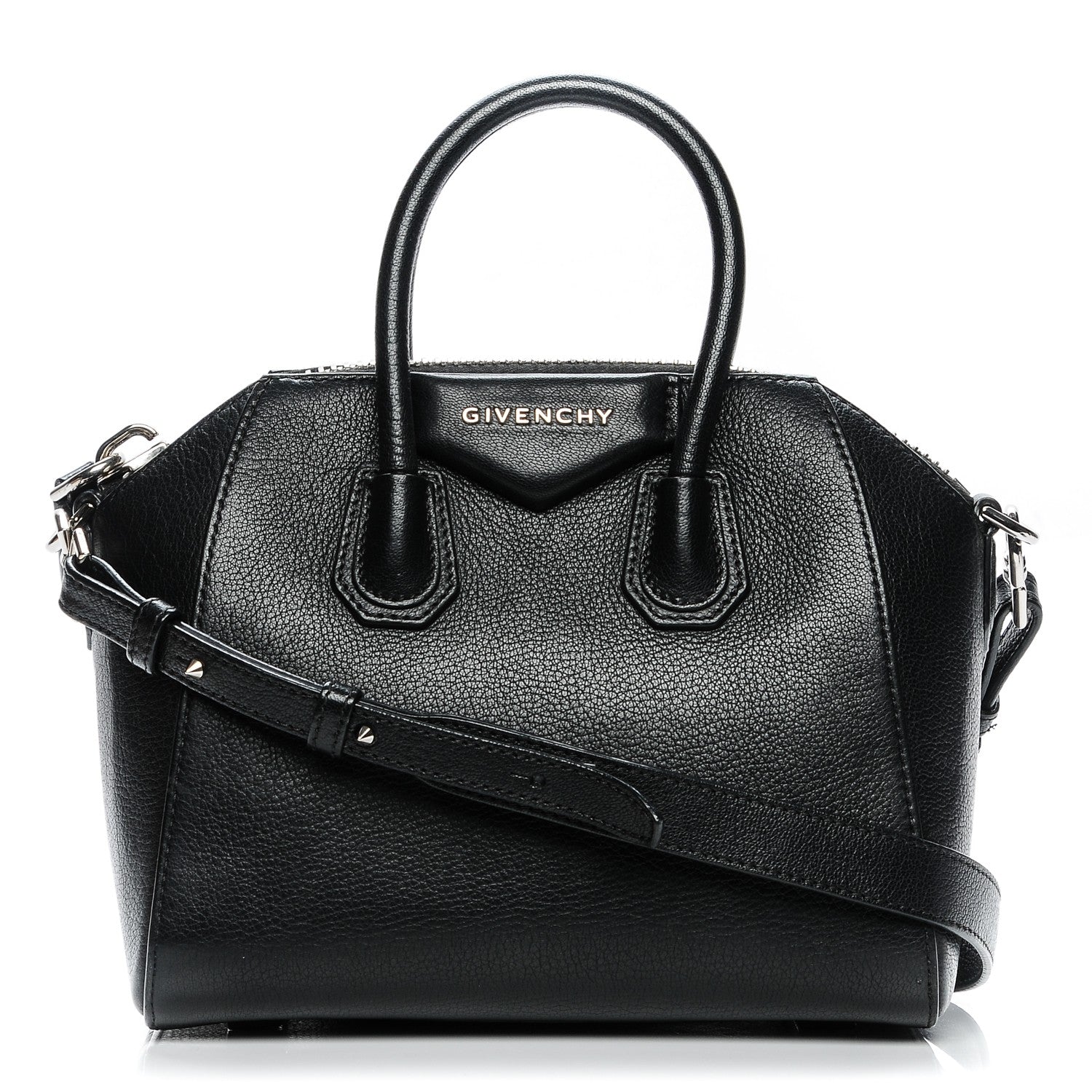 Givenchy Sugar Goatskin Mini Antigona Black 1 of 8