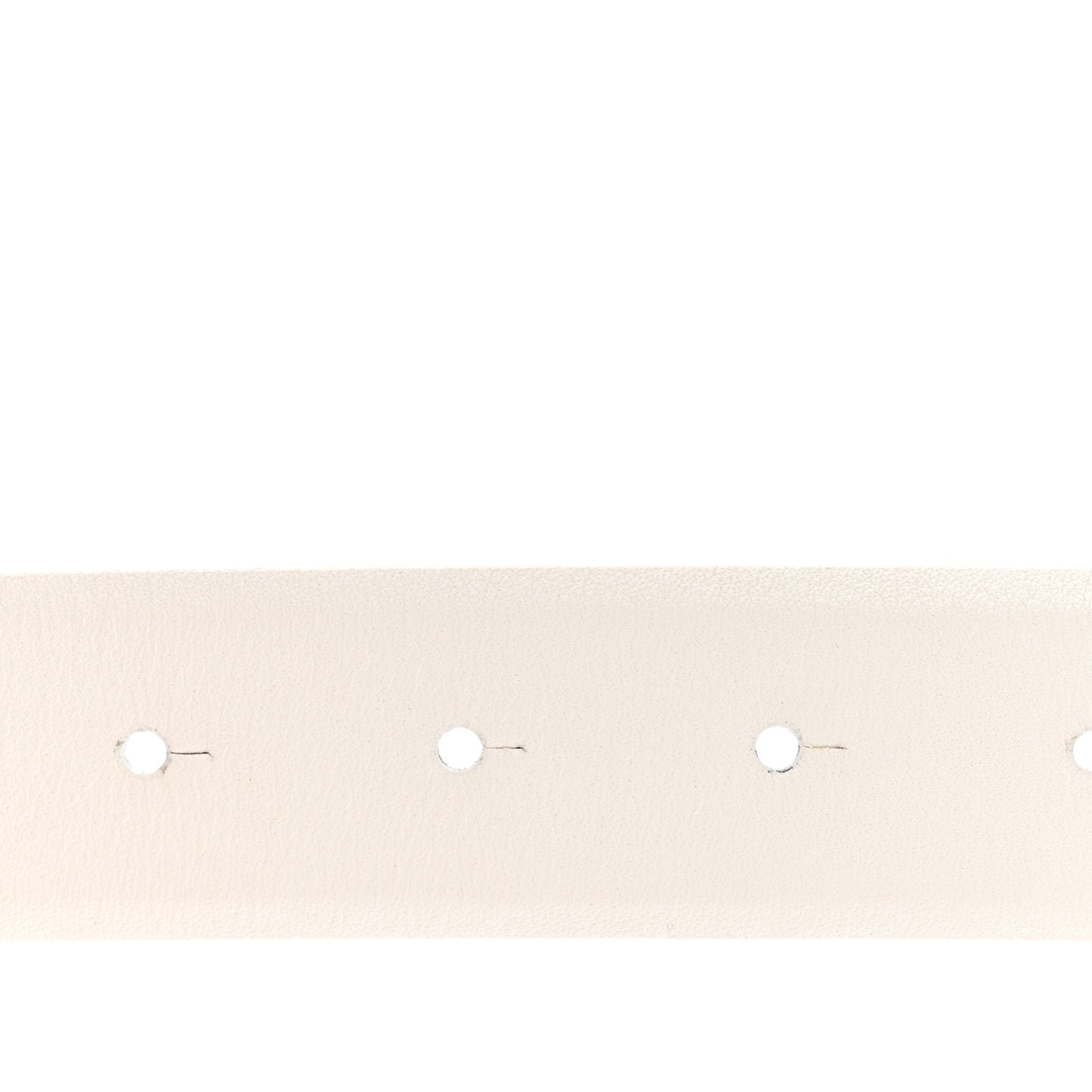 Calfskin Enamel CC Belt 95 38 White