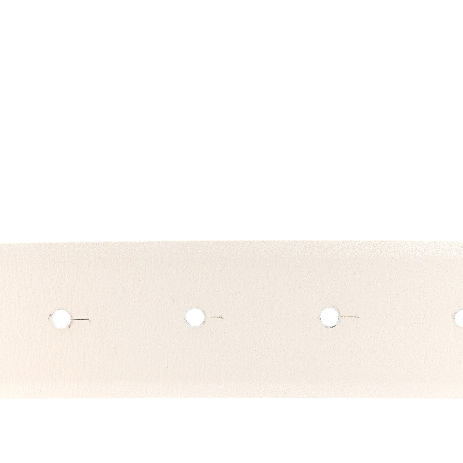 Chanel Calfskin Enamel CC Belt 95 38 White 6 of 7