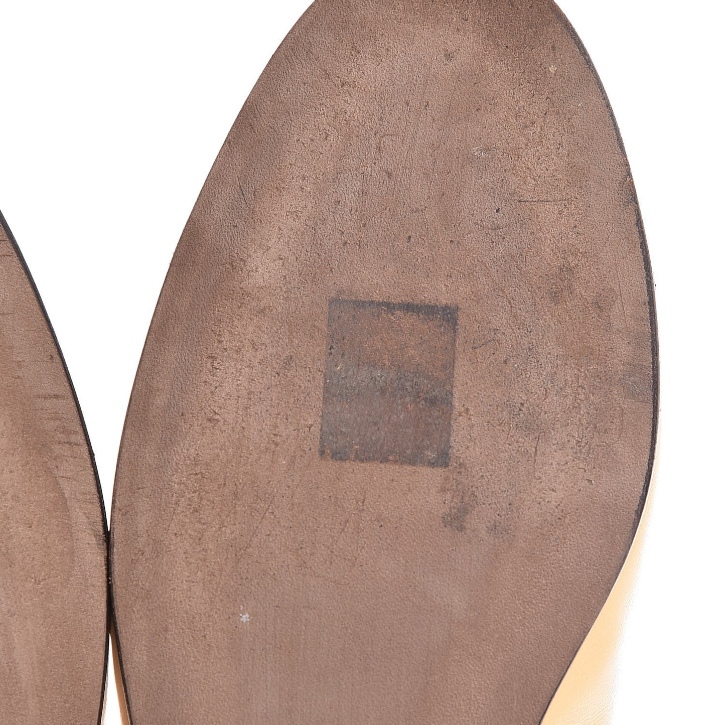 Lambskin Cap Toe CC Ballerina Flats 39 Beige Black