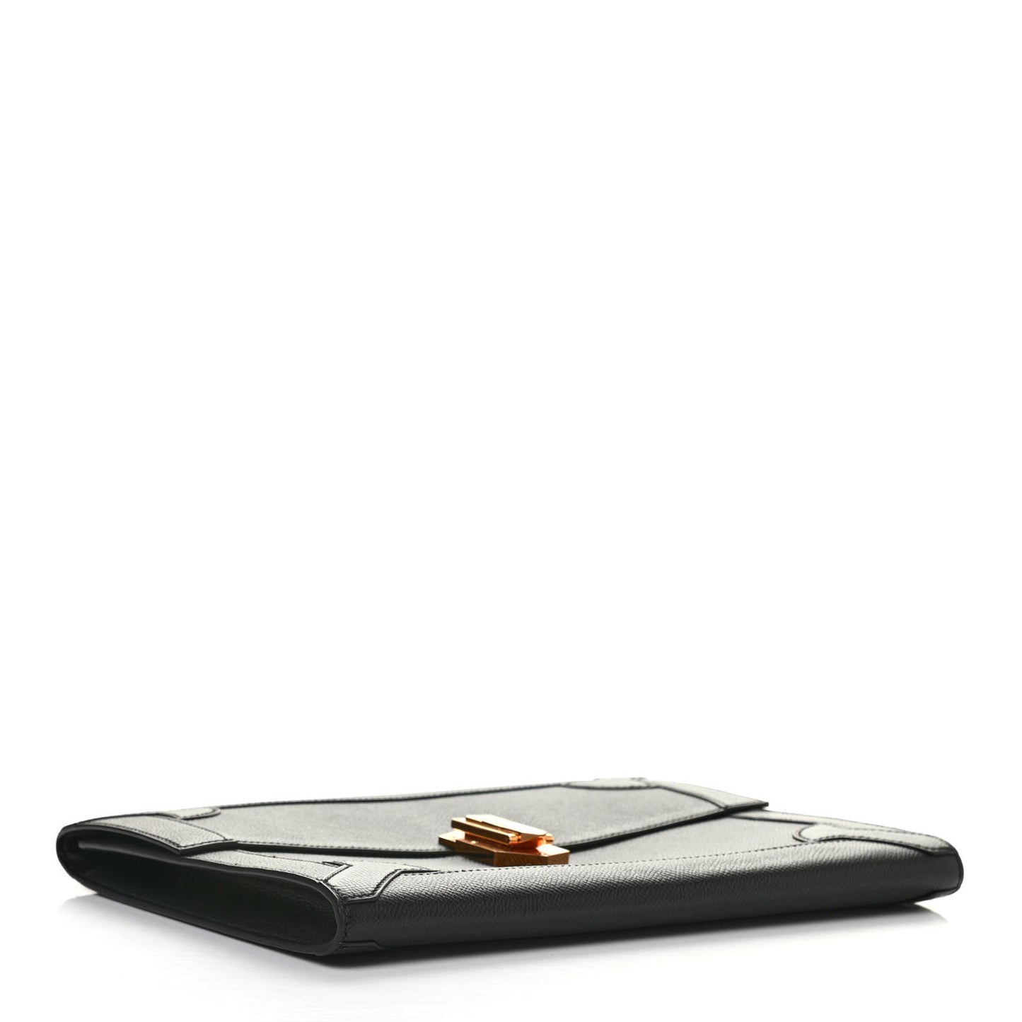 Epsom Fleche D'Or Clutch Black