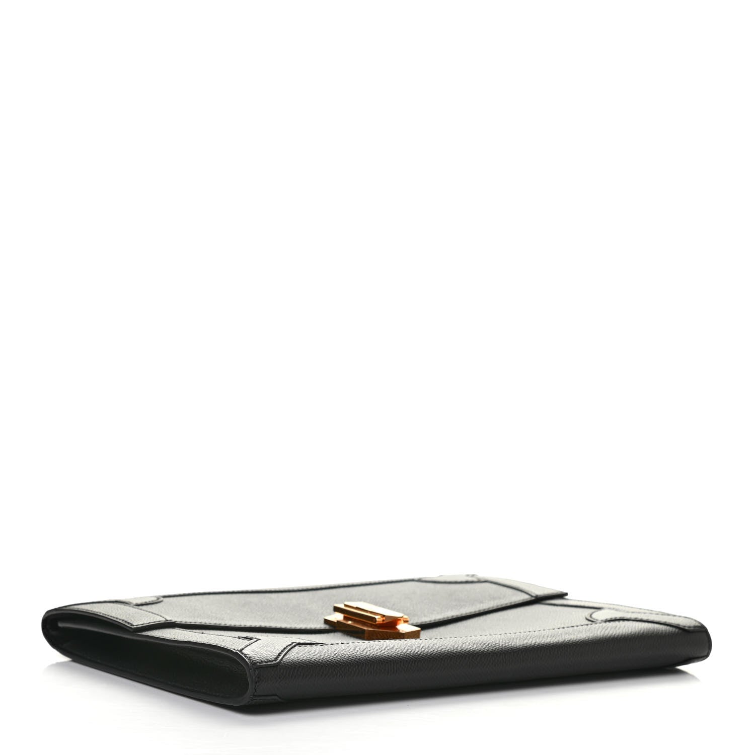 Hermes Epsom Fleche D'Or Clutch Black 4 of 9