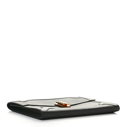 Hermes Epsom Fleche D'Or Clutch Black 4 of 9