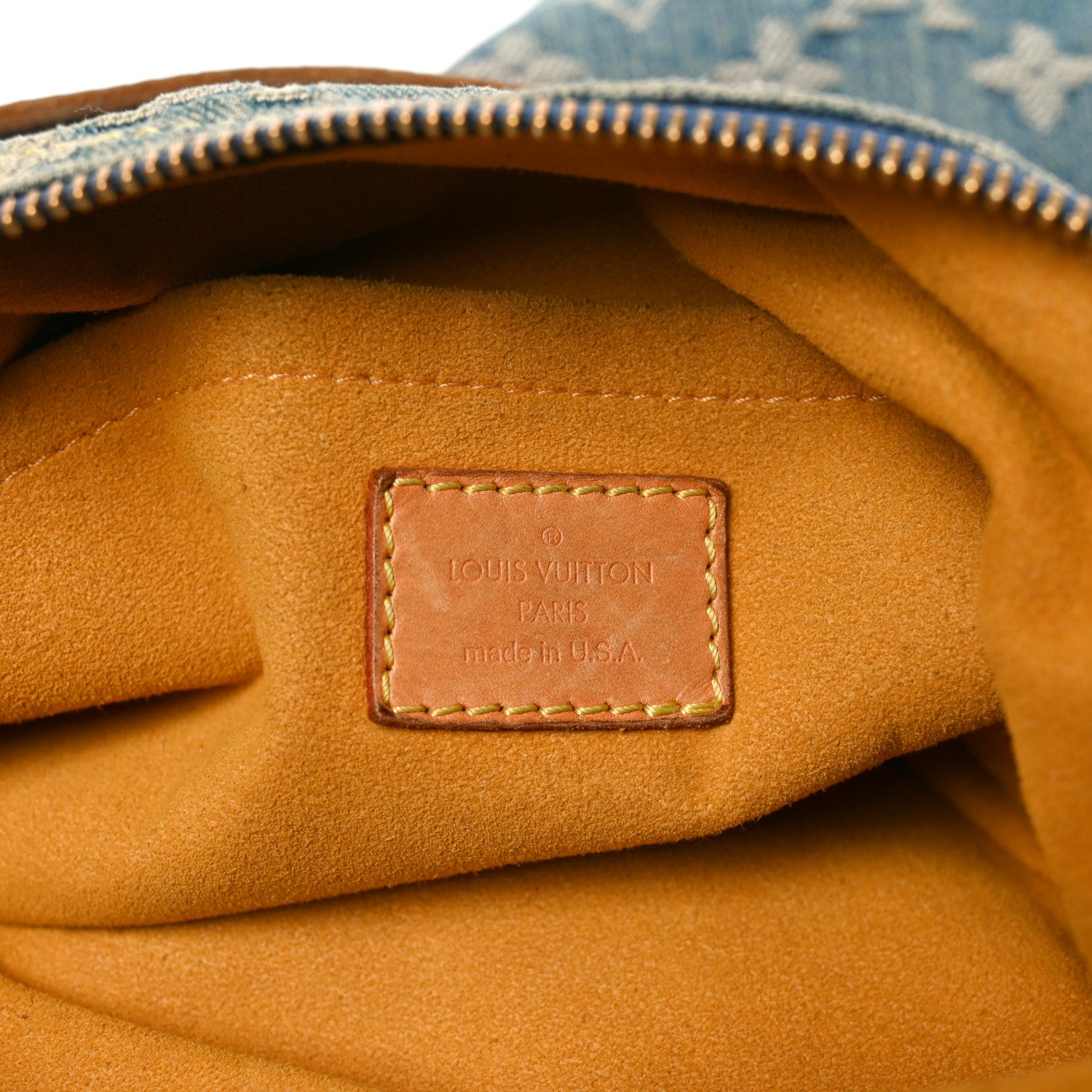 Louis Vuitton Denim Baggy GM Blue 6 of 10