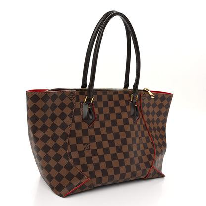 Louis Vuitton Damier Ebene Caissa Tote MM Cherry 3 of 9