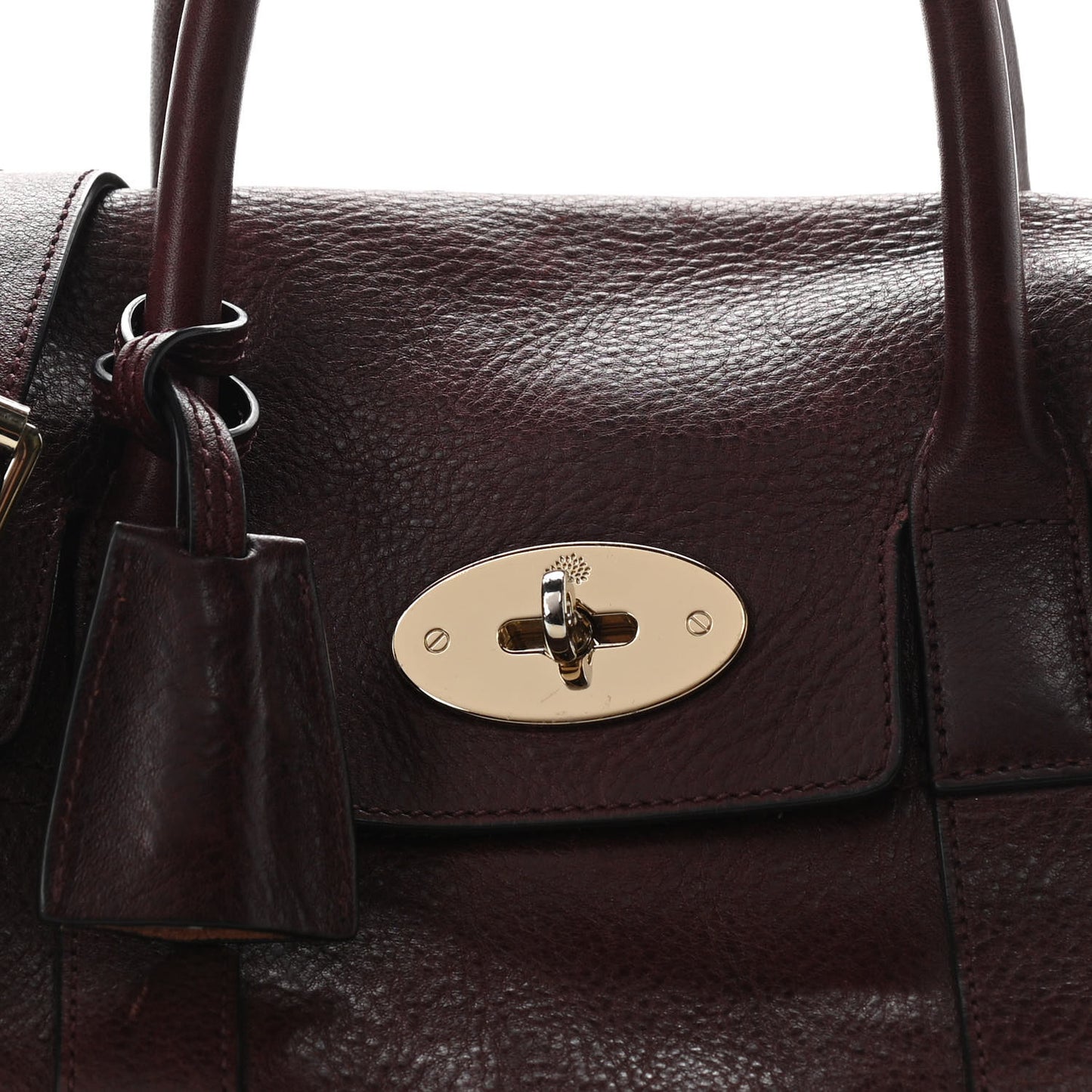 Soft Grain Calfskin Small Bayswater Oxblood