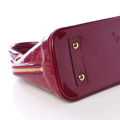 Louis Vuitton Vernis Alma BB Magenta 5 of 8