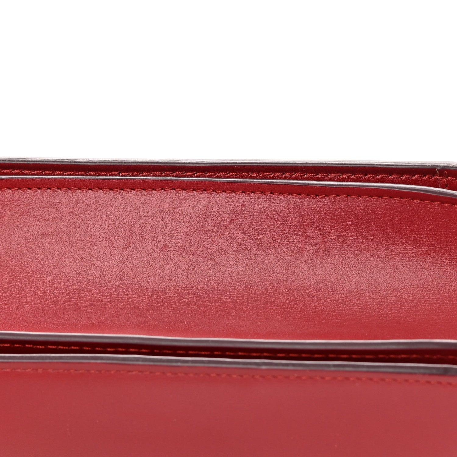 Celine Box Calfskin Medium Classic Box Flap Bag Dark Brick 16 of 19