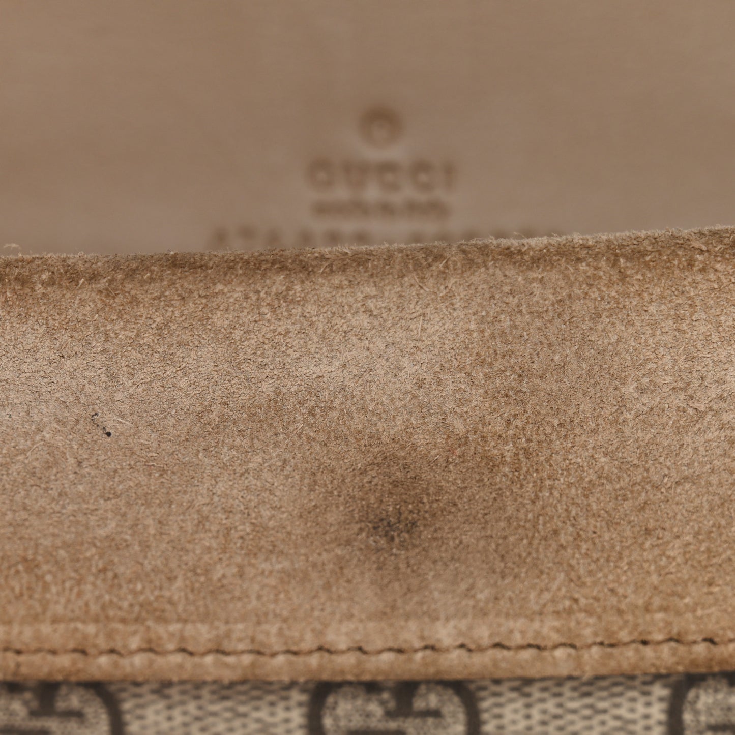 GG Supreme Monogram Super Mini Dionysus Shoulder Bag Taupe