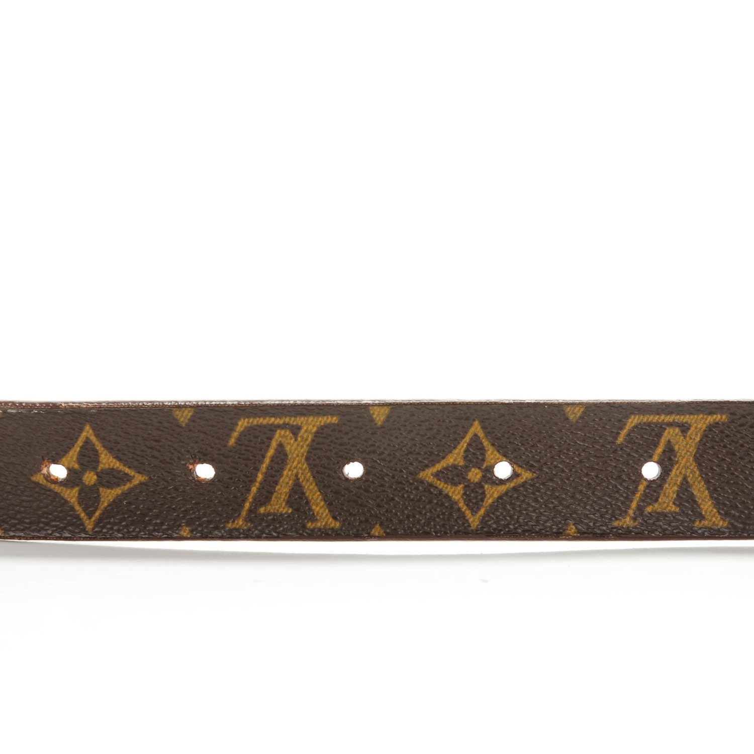 Louis Vuitton Monogram Ceinture Belt Gold Buckle 85 34 8 of 9