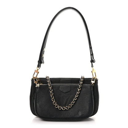 Louis Vuitton Empreinte Monogram Giant Multi Pochette Accessories Black 1 of 11