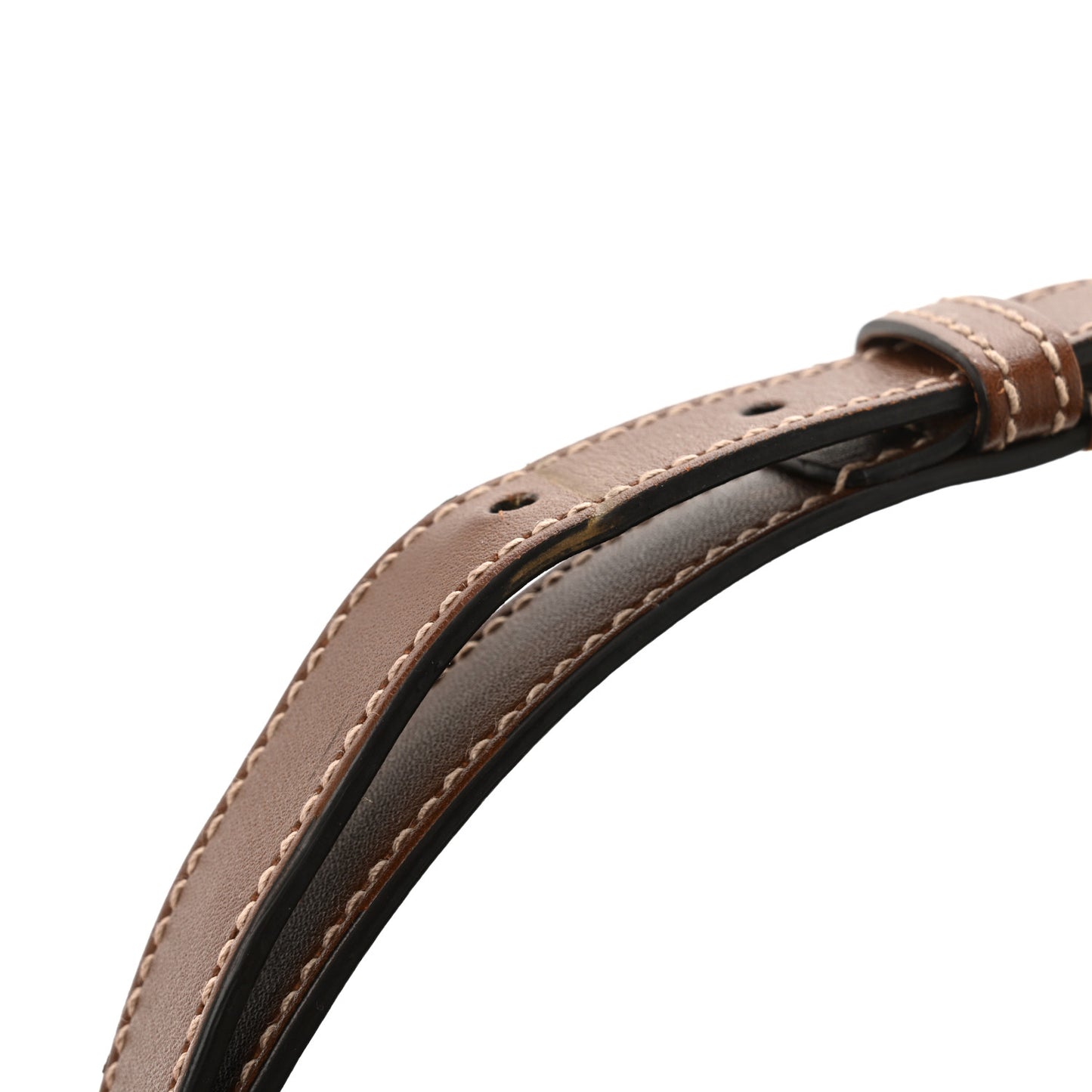 GG Supreme Monogram Calfskin Small Padlock Messenger Shoulder Bag Beige Black Cuir