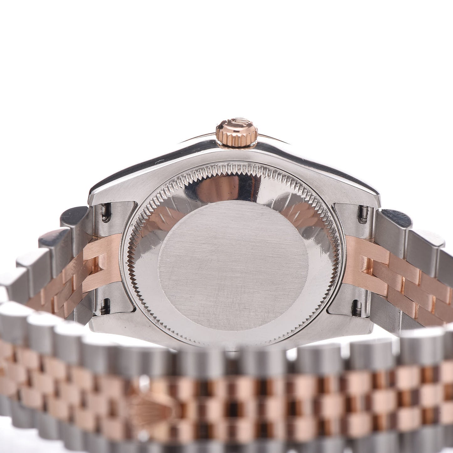 Stainless Steel 18K Everose Gold Diamond 31mm Oyster Perpetual Datejust Watch Silver 178271