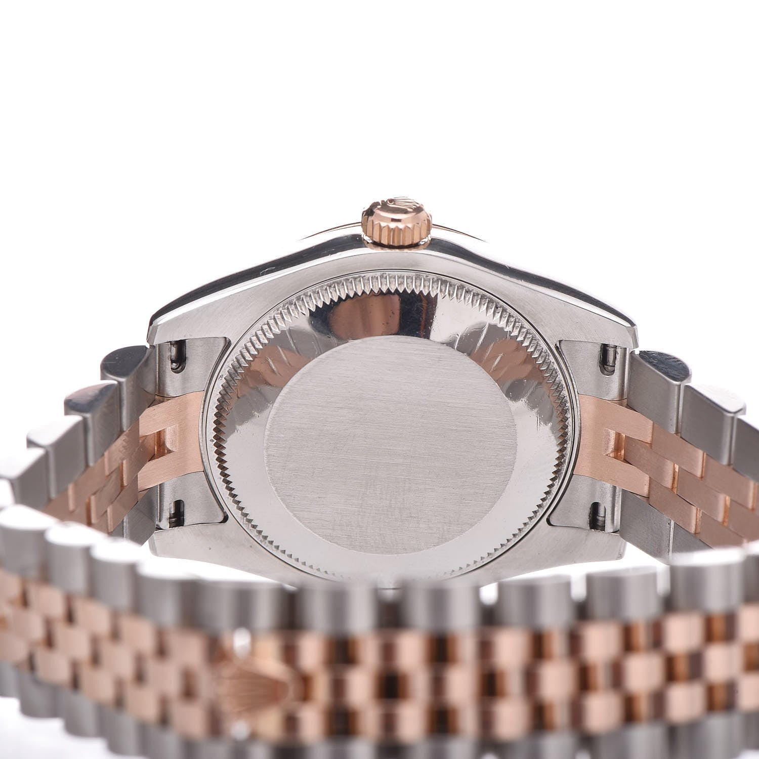 Rolex Stainless Steel 18K Everose Gold Diamond 31mm Oyster Perpetual Datejust Watch Silver 178271 5 of 7