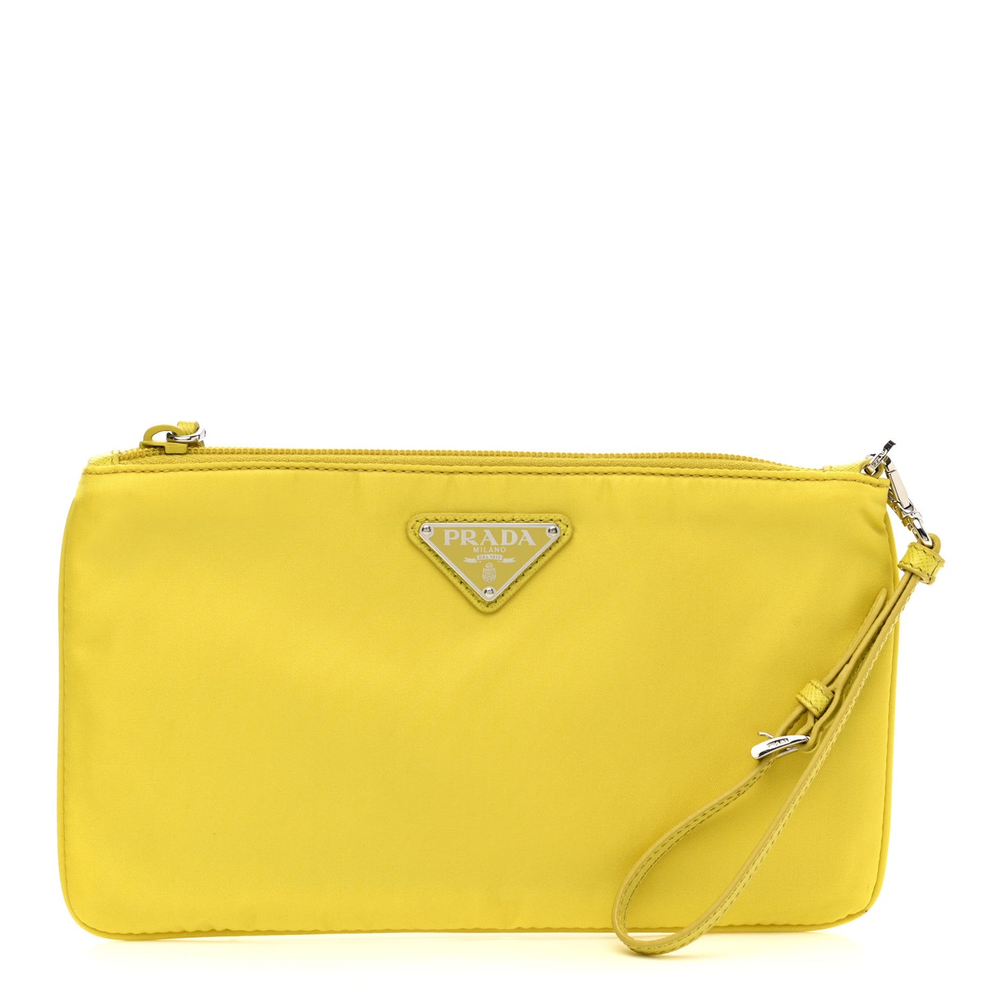 Tessuto Nylon Saffiano Wristlet Girasole