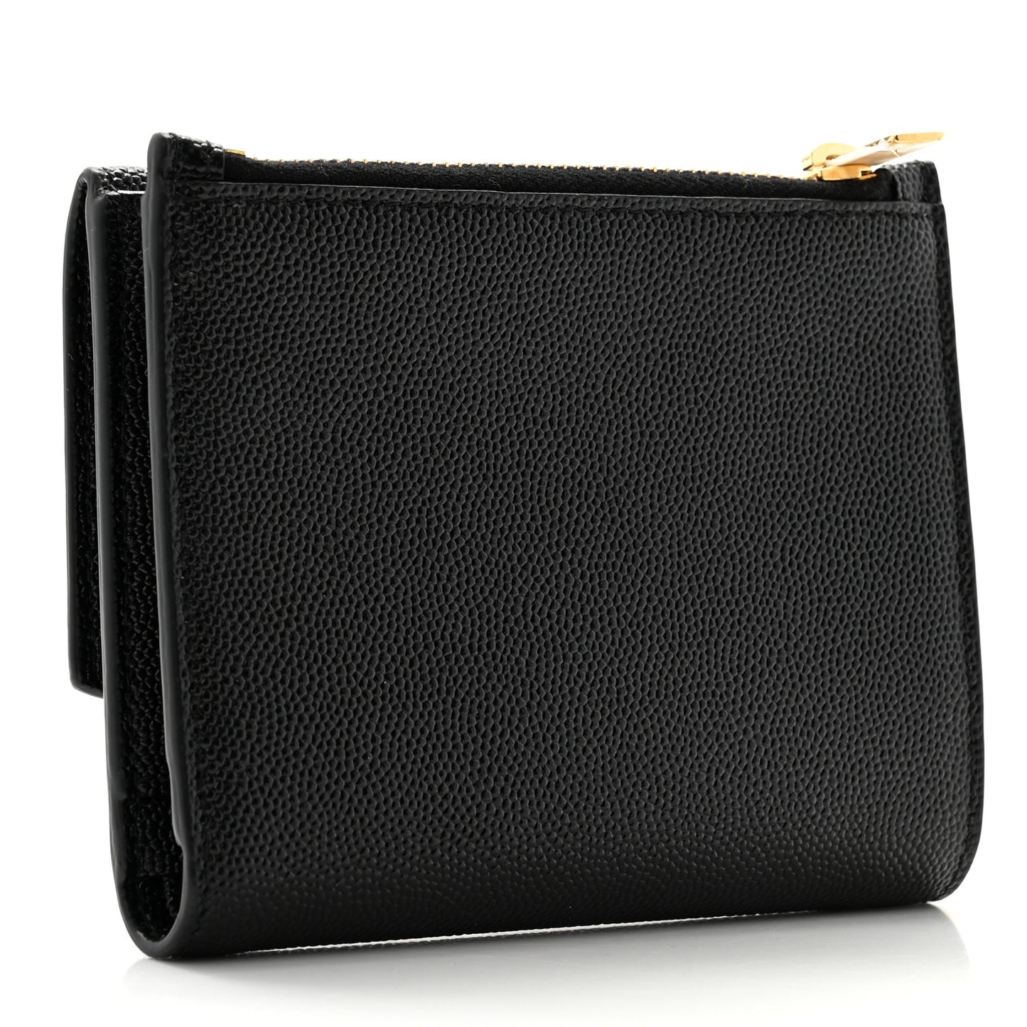 Grain De Poudre Monogram Bi-Fold Wallet Black