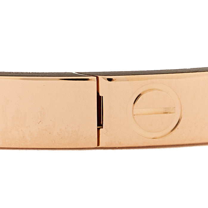 Cartier 18K Pink Gold Medium LOVE Bracelet 18 6 of 9