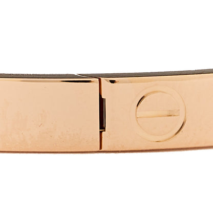 Cartier 18K Pink Gold Medium LOVE Bracelet 18 6 of 9