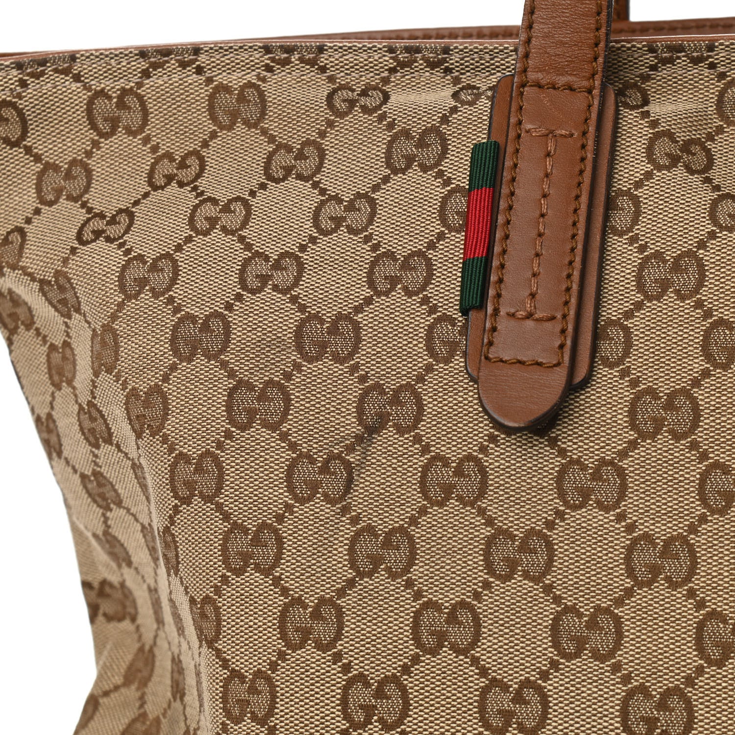 Gucci Monogram Large Original Tote Tan 14 of 14
