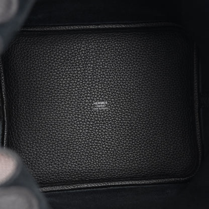 Hermes Taurillon Clemence Picotin Lock 22 MM Black 5 of 11