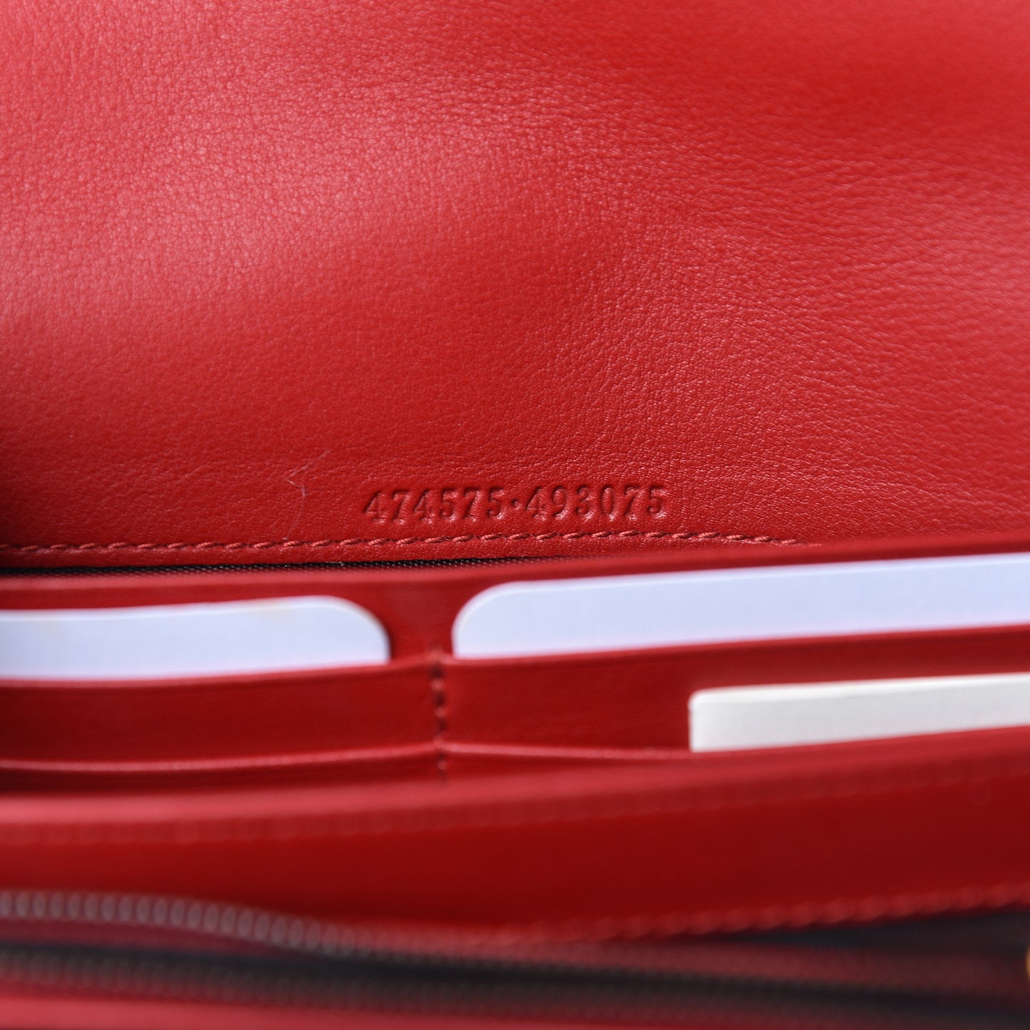 Velvet Matelasse GG Marmont Chain Wallet Hibiscus Red