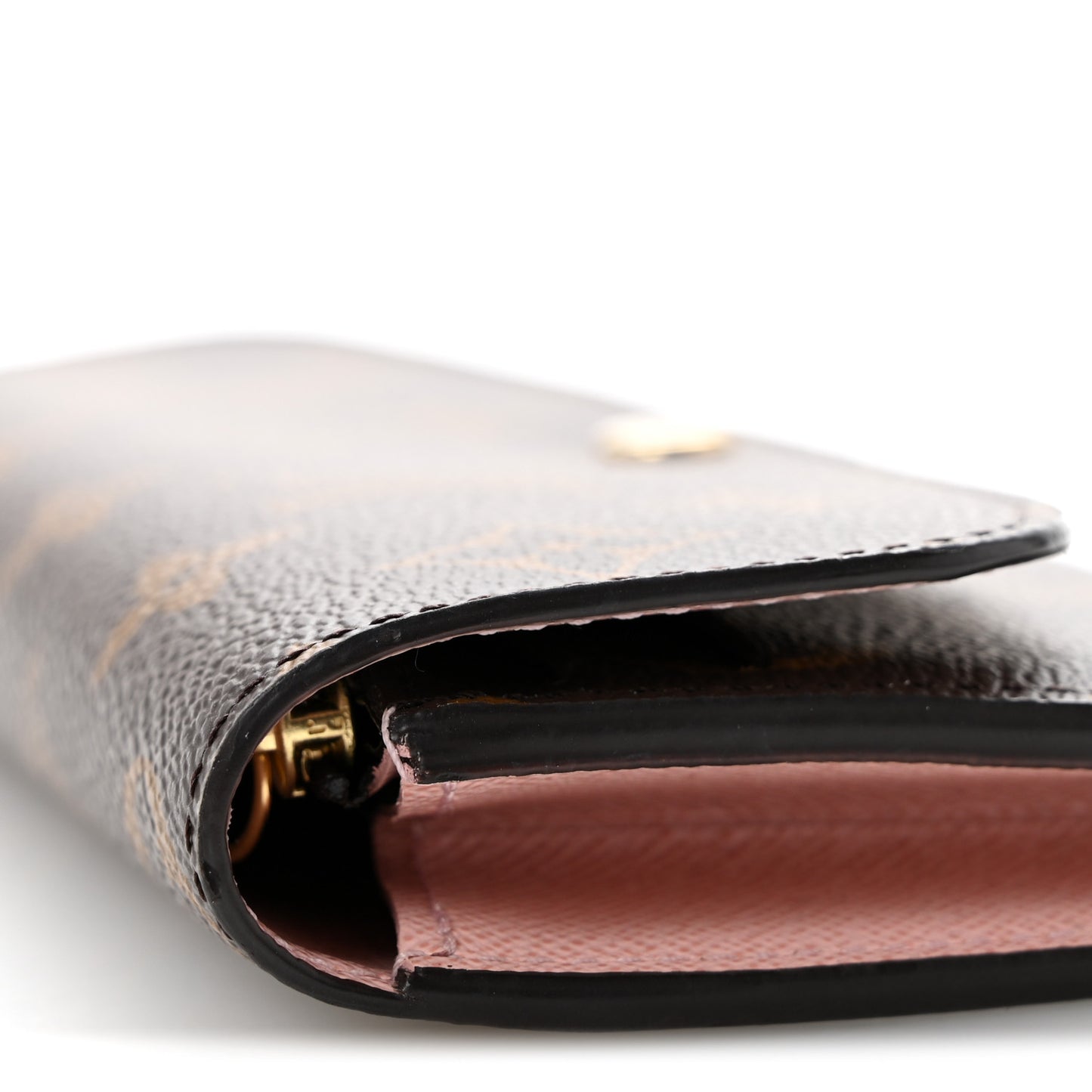 Monogram Emilie Wallet Rose Ballerine