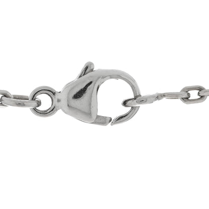 Hermes Lacquered Palladium Mini Pop H Pendant Necklace White 4 of 6