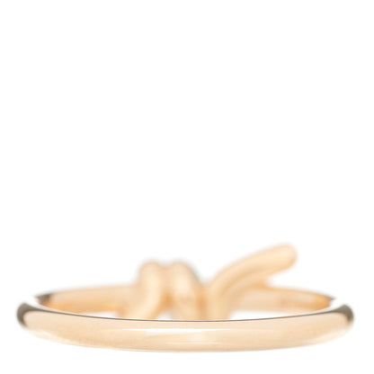 Tiffany 18K Rose Gold Knot Ring 50 5.5 3 of 5
