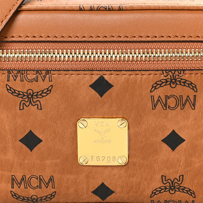 MCM Visetos Vanity Case Cognac 7 of 9