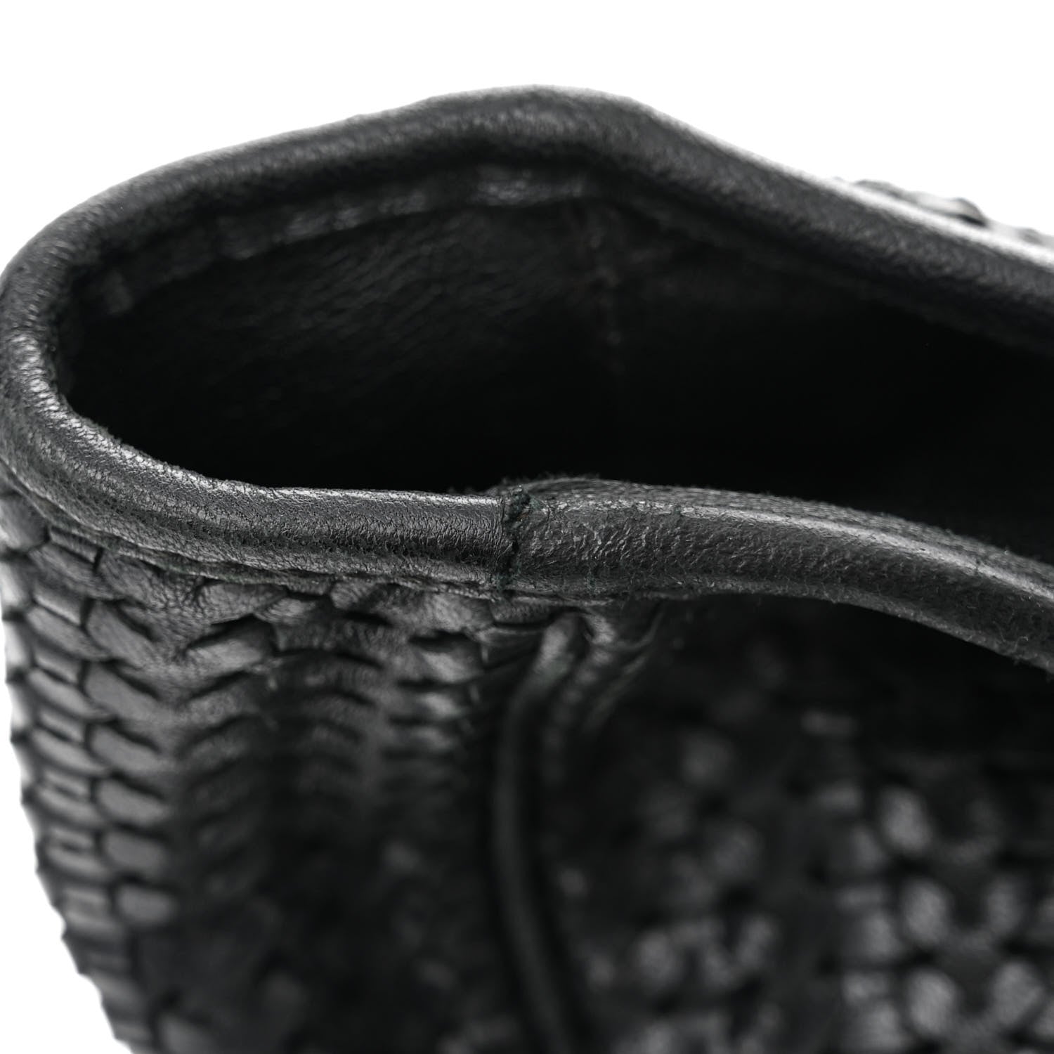 Christian Dior Lambskin Woven Dior Soft Shopping Tote Black 11 of 13