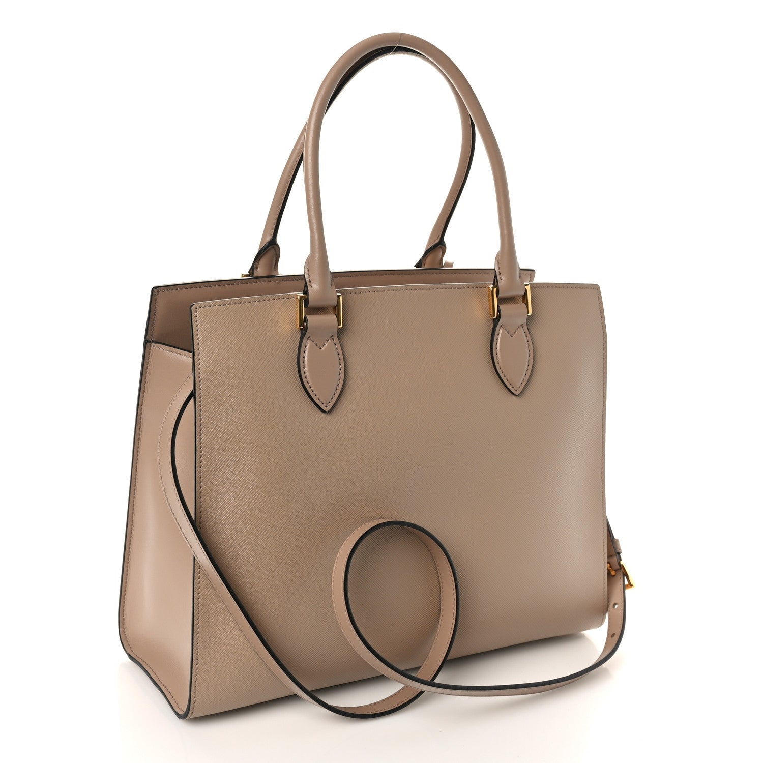 Prada Saffiano Soft Calfskin Tote Cammeo 3 of 8