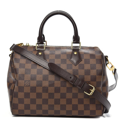 Louis Vuitton Damier Ebene Speedy Bandouliere 25 1 of 12