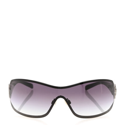 Chanel Swarovski Crystal Camellia CC Sunglasses 4164-B Black 2 of 7