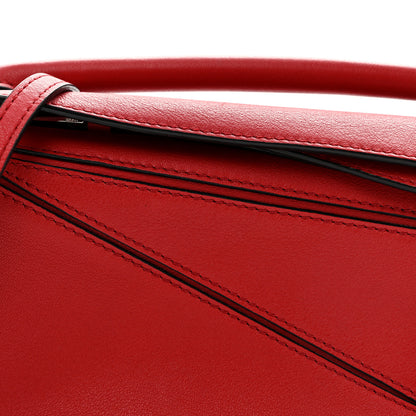 Loewe Calfskin Mini Puzzle Bag Pomodoro 8 of 13