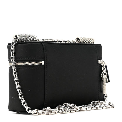 Dolce & Gabbana Satin Crystal Pave Medium Sicily Tubes Black 3 of 10