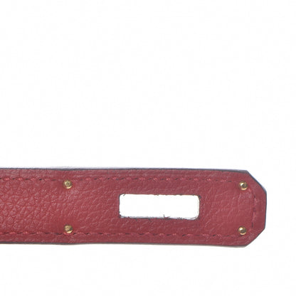 Hermes Evercolor Kelly Retourne 28 Rouge Casaque 26 of 39