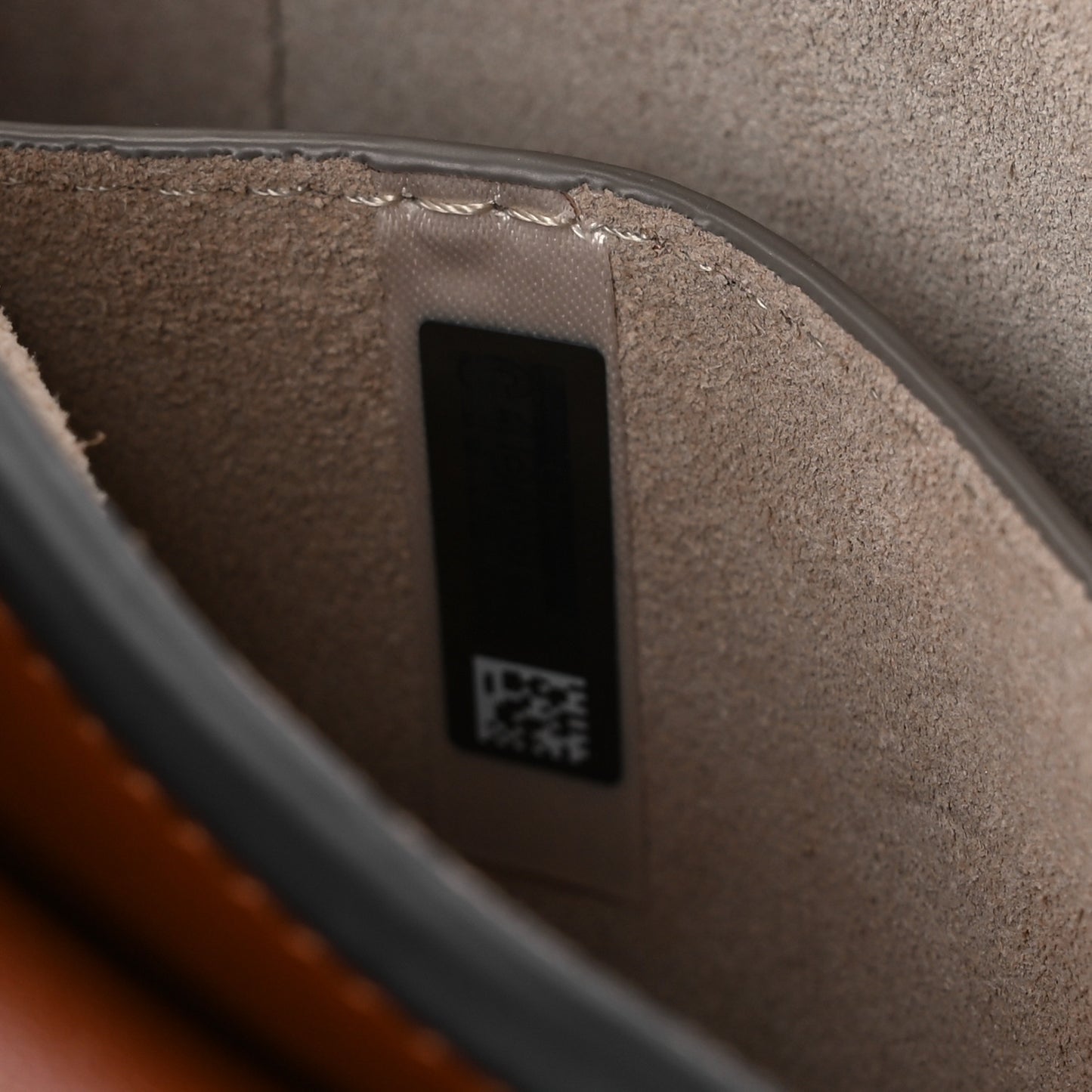 Suede Calfskin Small Faye Shoulder Bag Tobacco