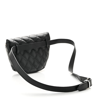 Chanel Calfskin Quilted Waist Belt Bag Black 3 of 10