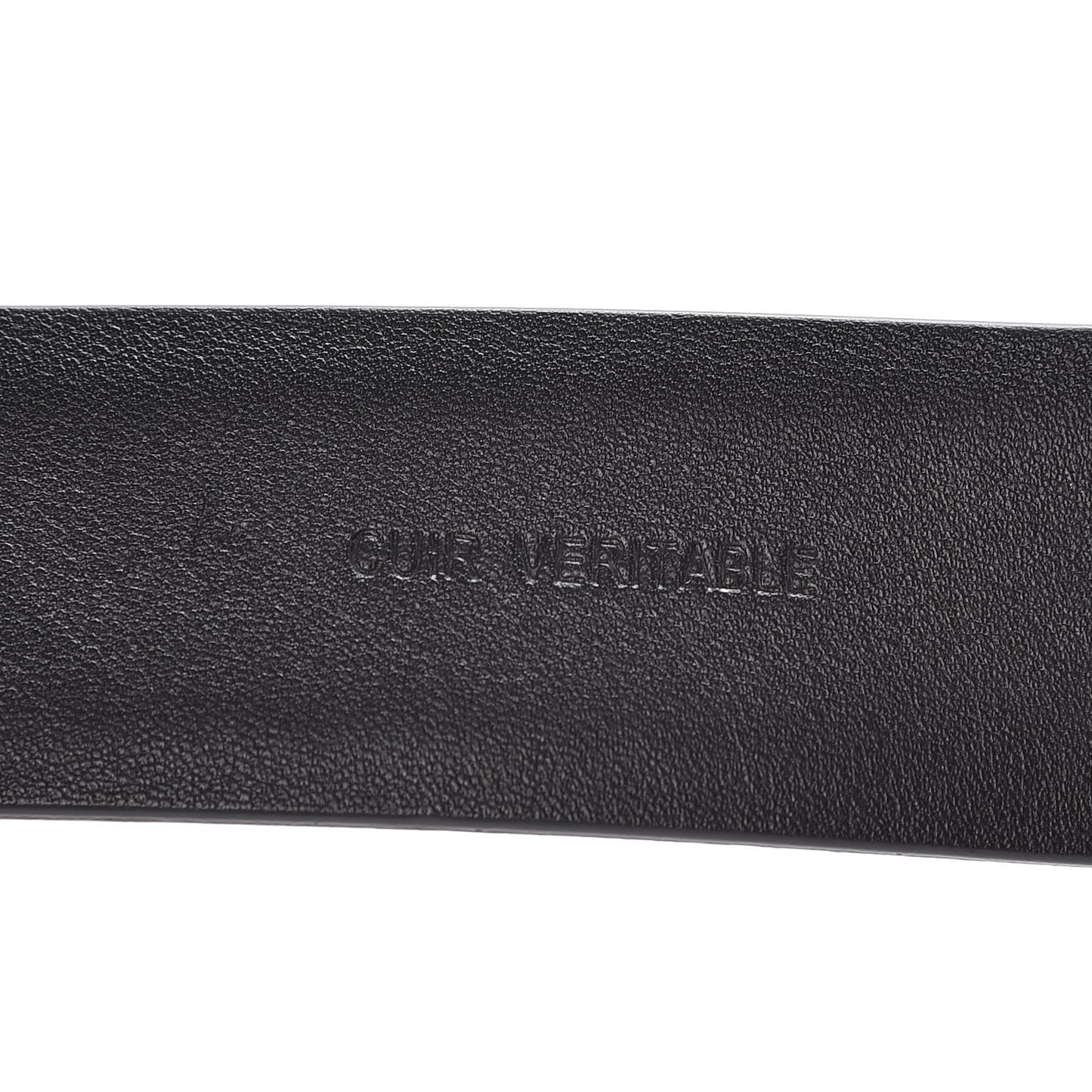 Calfskin CC Chain Belt 85 34 Black