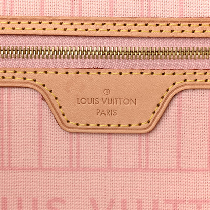Louis Vuitton Damier Azur Neo Neverfull GM Rose Ballerine 7 of 13