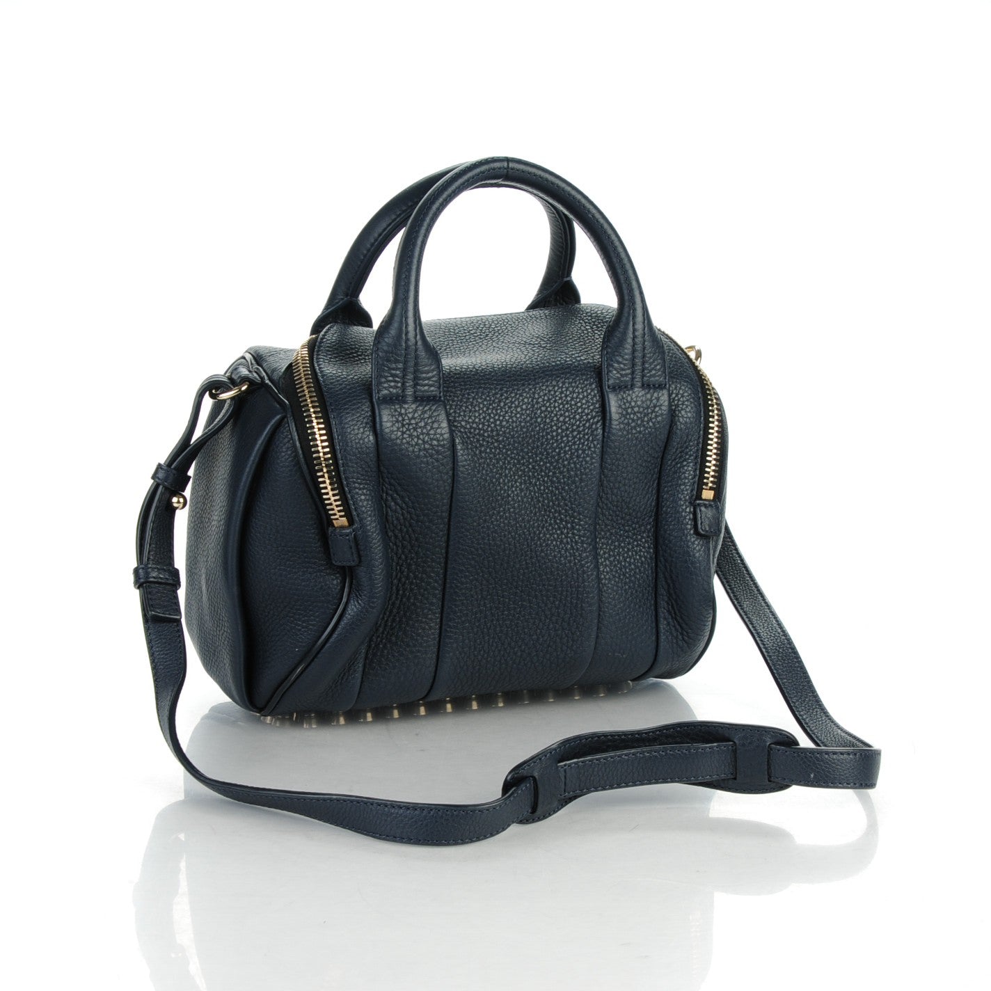 Pebbled Lambskin Rockie Navy