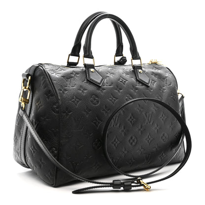 Louis Vuitton Empreinte Monogram Speedy Soft 30 Black 3 of 9